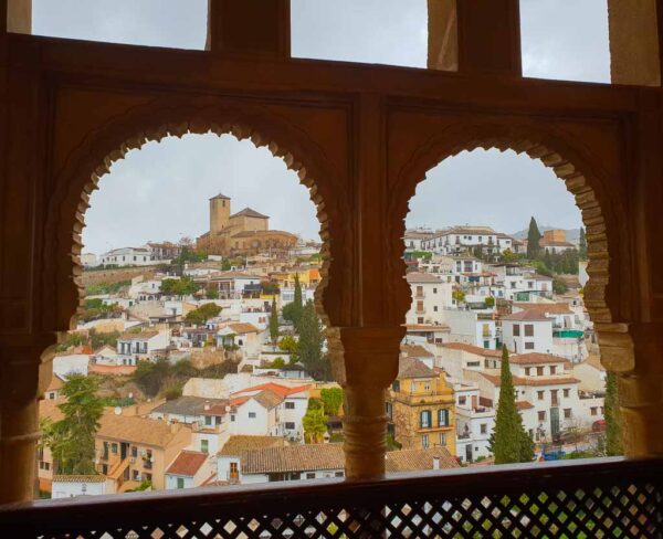 Albaicin de Granada desde el Palacio de Dar al-Horra