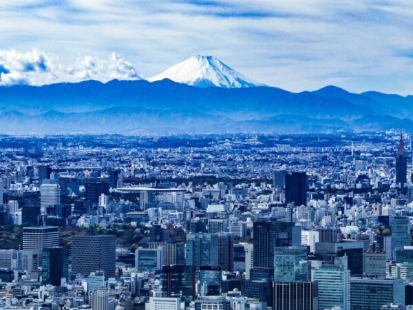 Vistas del Monte Fuji desde la Torre Tokio City View