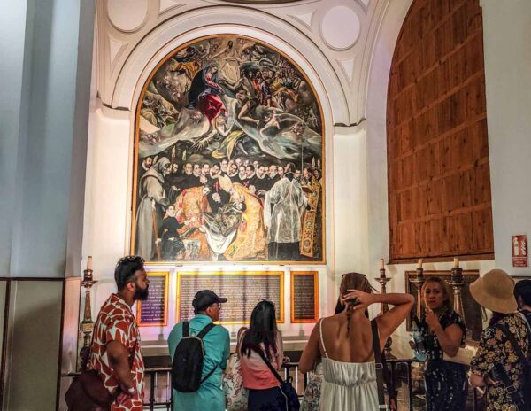 Entierro del Señor de Orgaz de El Greco en Toledo
