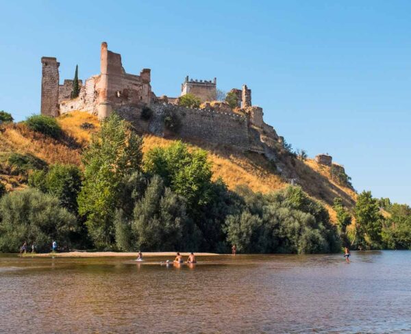 Castillo de Escalona en provincia de Toledo
