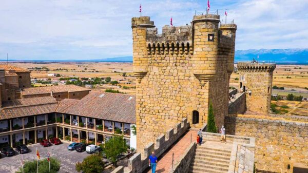 Castillo de Oropesa en provincia de Toledo