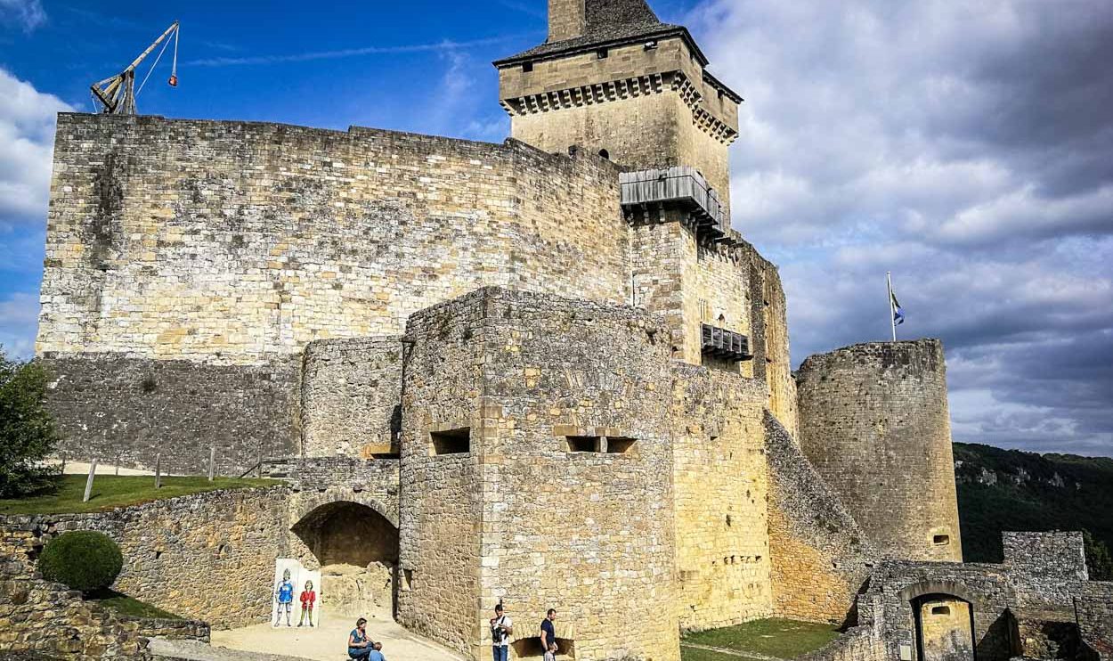 Castillo de Castelnaud la Chapelle en Perigord en Francia
