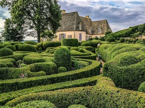 Jardines de Marqueyssac en Perigord en Francia