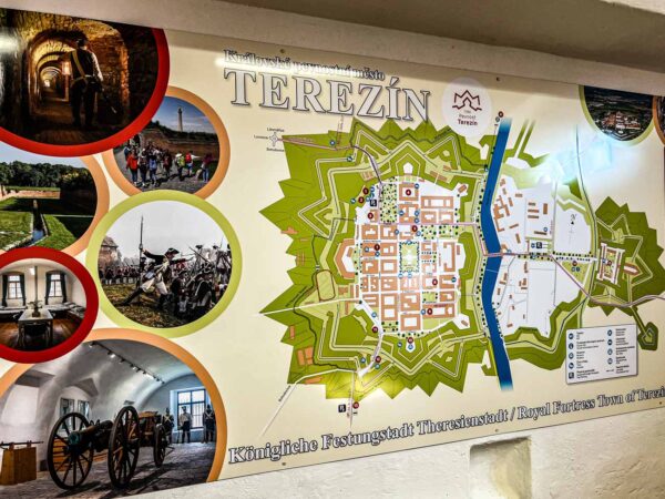 Plano de Terezín Plano de Terezín