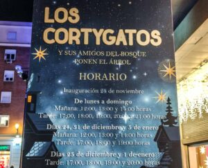 Horarios de Cortylandia 2023 en Preciados Sol en Madrid