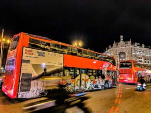 Autobús de Navidad en Madrid