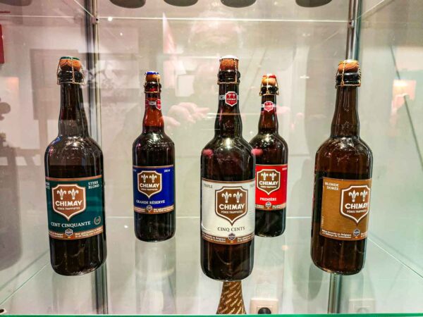 Cerveza trapense Chimay en la región belga de Valonia