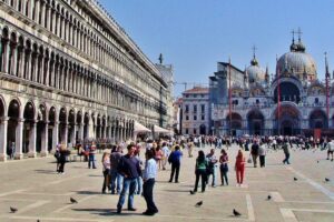 Plaza de San Marcos en Venecia