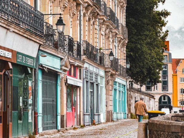 Rincón de Nantes al oeste de Francia