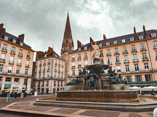 Rincón del centro histórico de Nantes