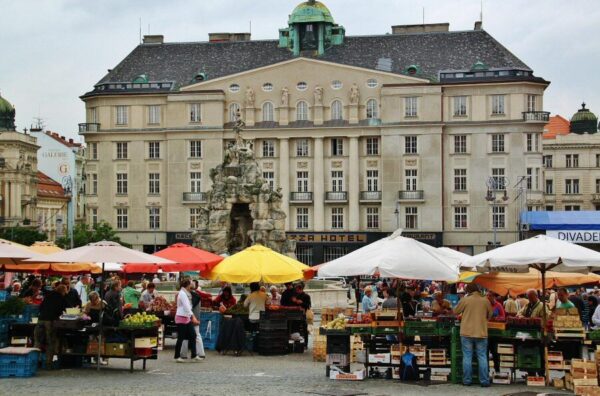 Plaza del Mercado de Verduras en Brno