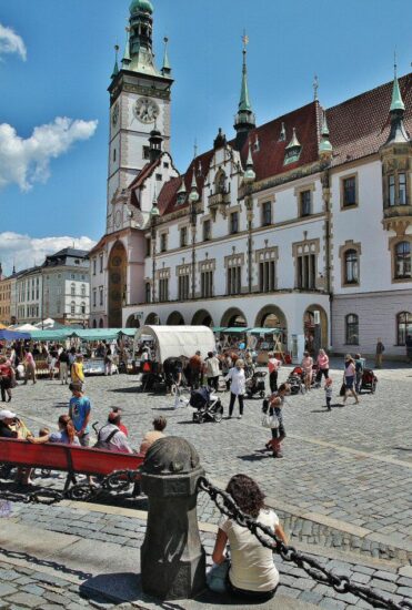 Plaza del Ayuntamiento en Olomouc