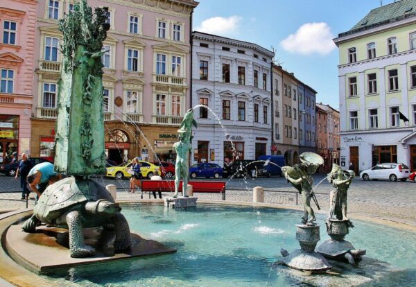 Plaza del Ayuntamiento en Olomouc
