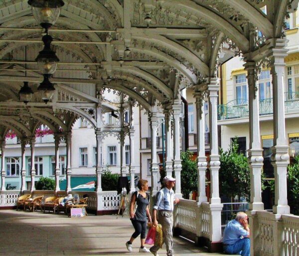 Columnata del Mercado en Karlovy Vary