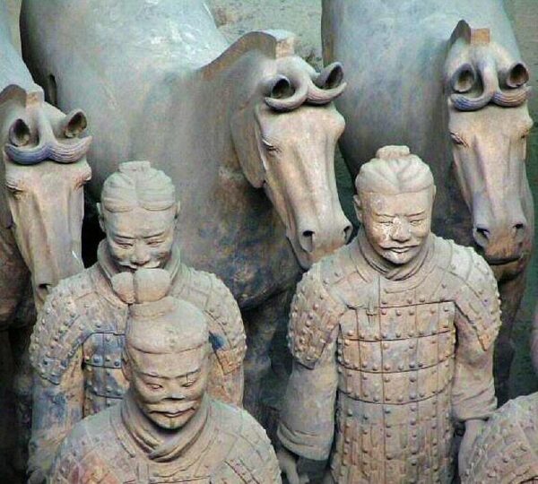 Excavaciones de los Guerreros de Terracota en Xian