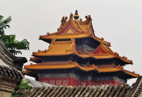 Rincón de la Ciudad Prohibida en Pekín