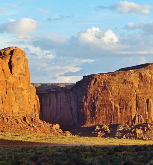 Cañones rocosos en el Monument Valley