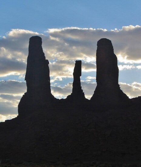 Pináculos rocosos en el Monument Valley