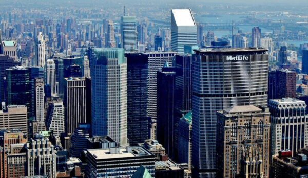 Vistas panorámicas de Manhattan desde el Empire State Building en Nueva York