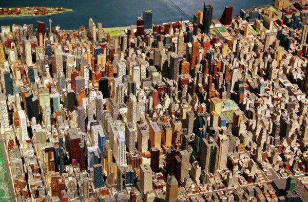 Panorama, gran maqueta de Nueva York en museo Queens
