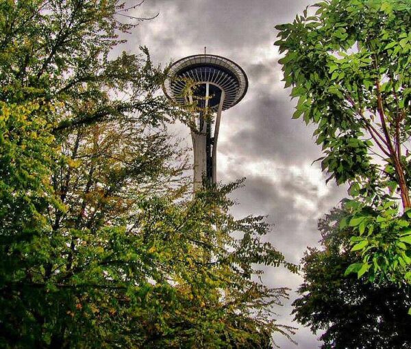 Torre Space Needle en Seattle en el estado de Washington