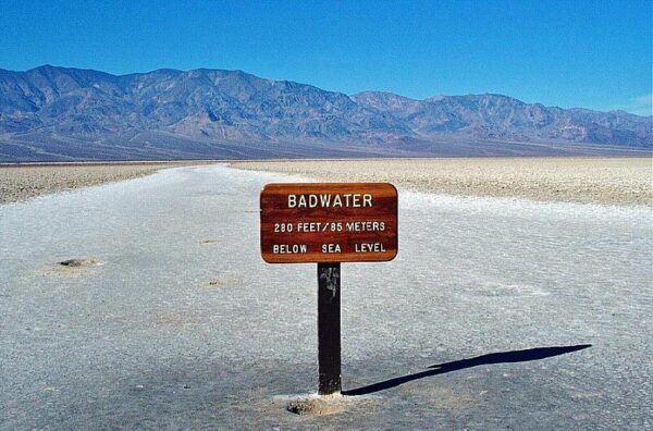 Badwater en el parque nacional Death Valley