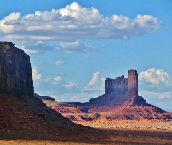 Paisajes del Monument Valley en la costa oeste de Estados Unidos