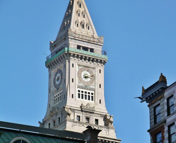 Custom House Tower en el centro de Boston