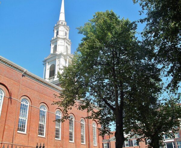 Iglesia Park Street en el Freedom Trial de Boston