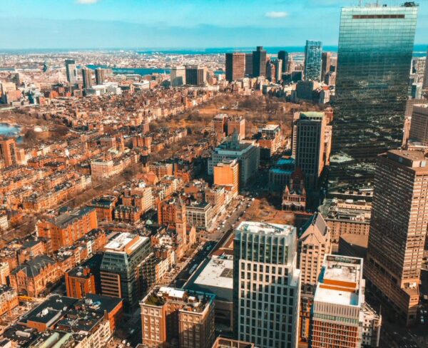 Vistas de Boston desde Prudencial Building