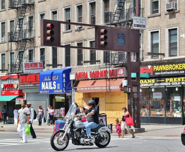 Barrio de Harlem en Nueva York
