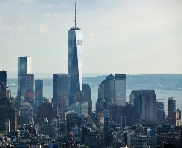 Nuevo World Trade Center desde la terraza Top of the Rock de Nueva York