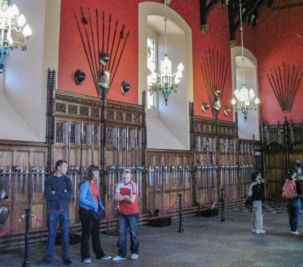 Gran Salón en la plaza de la Corona en castillo de Edimburgo