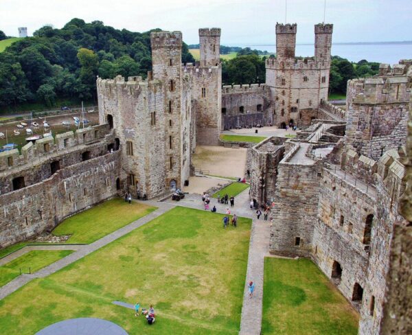 Castillo de Caernarfon asl norte de Gales