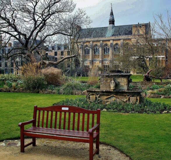 Jardines del Balliol College en Oxford