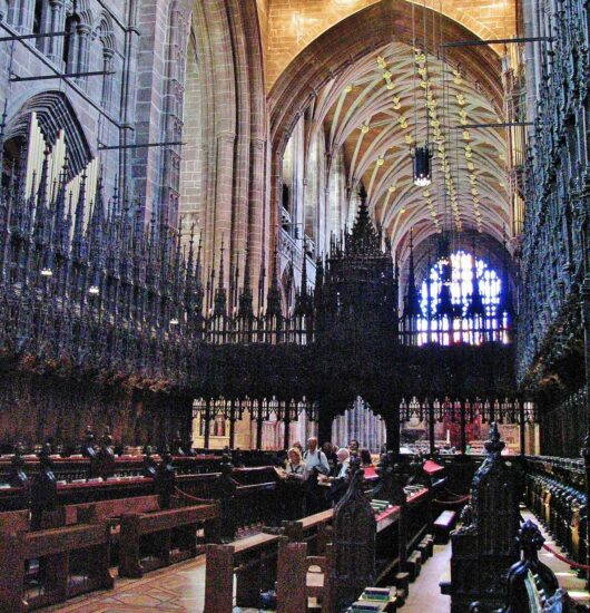 Coro de la Catedral normanda de Chester