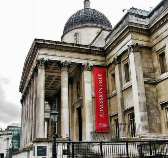 National Gallery en Trafalgar Square en Londres