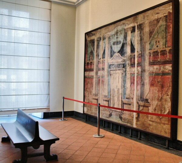 Colección de Pompeya en museo Arqueológico de Nápoles