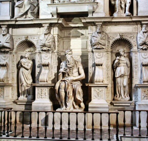 El Moisés de Miguel Angel en iglesia San Pietro in Vincoli en Roma