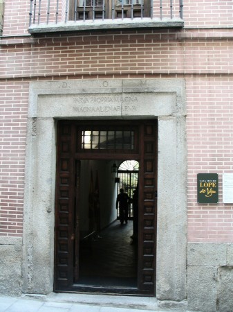 Casa Museo de Lope de Vega en el Barrio de las Letras en Madrid