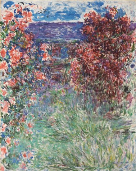 La casa entre rosas de Monet en la exposición de la Fundación Caja Madrid de Madrid 