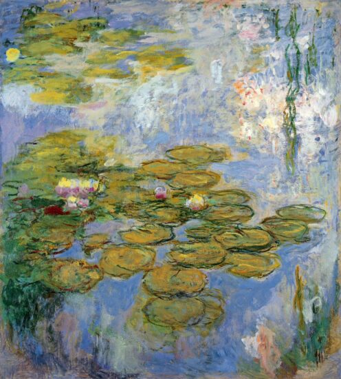 Nenúfares de Monet en la exposición del Museo Thyssen de Madrid
