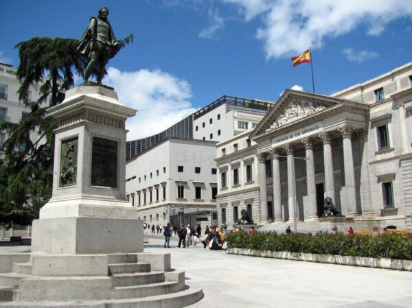 Congreso de los Diputados en Madrid