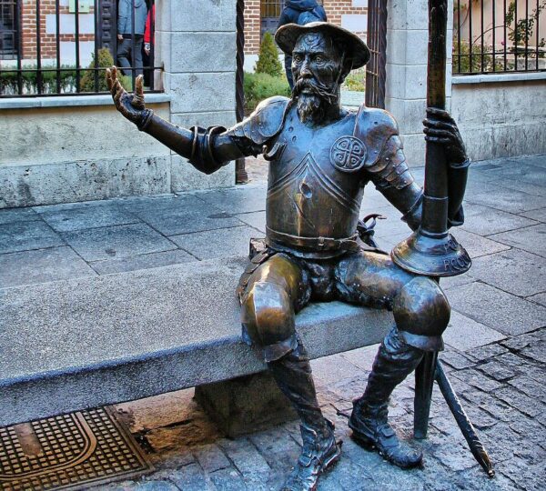 Monumento a Don Quijote y Sancho en Alcalá de Henares