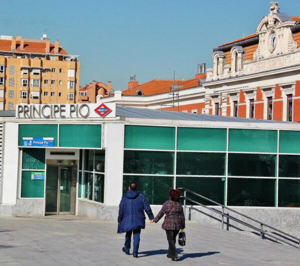 Estación de Príncipe Pío en Madrid