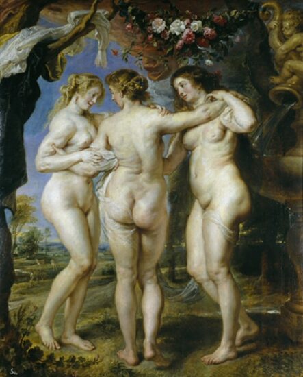 "Las Tres Gracias" de Rubens - Copyright: Museo Nacional del Prado de Madrid