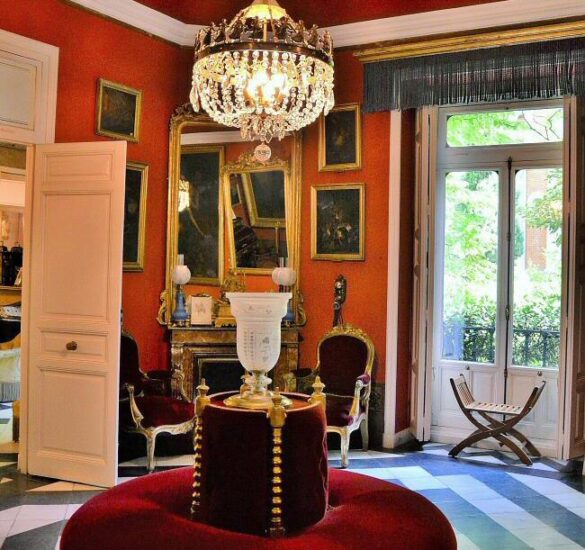 Pokój Czerwony Pałacu Cerralbo w Madrycie