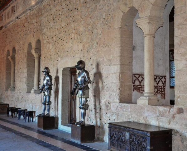 Rincón interior del Alcázar de Segovia
