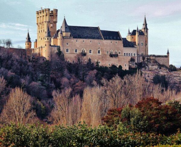 Alcázar de Segovia desde monasterio del Parral
