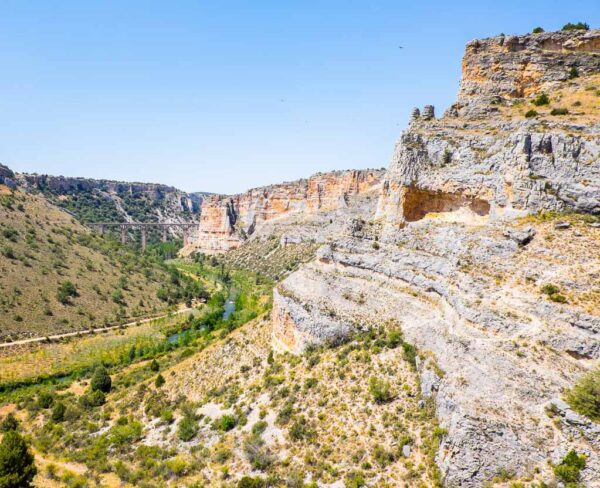 Parque natural Hoces del río Riaza en Segovia